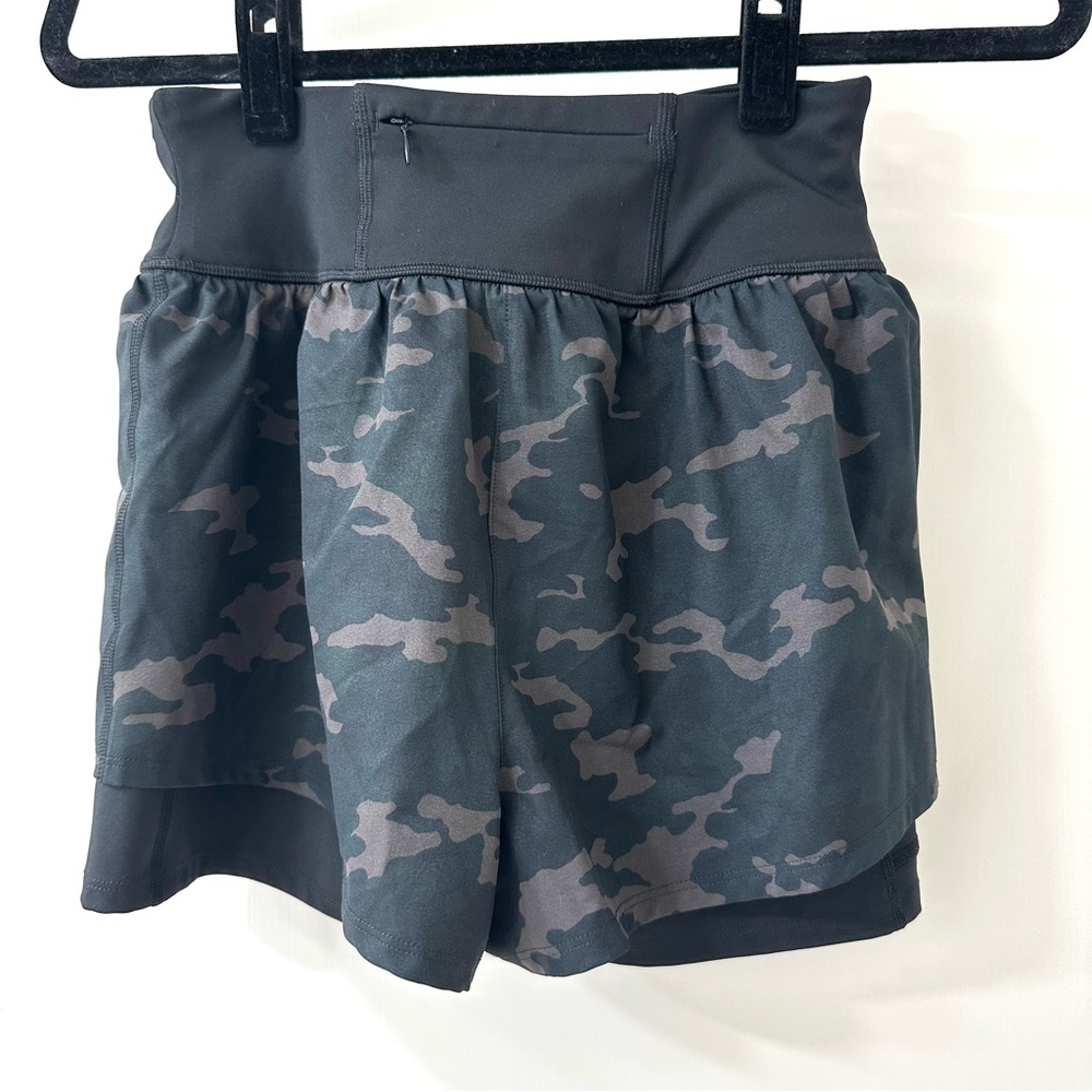 Spanx Get Moving Lined Athletic Shorts, Black Cam… - image 6